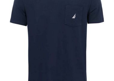 ΑΝΔΡΙΚΟ T-SHIRT NAUTICA ΚΟΝΤΟΜΑΝΙΚΟ ΜΠΛΕ - NAUTICA - 