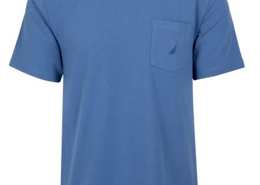 ΑΝΔΡΙΚΟ T-SHIRT NAUTICA ΚΟΝΤΟΜΑΝΙΚΟ ΜΠΛΕ - NAUTICA - 