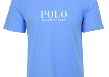 ΑΝΔΡΙΚΟ T-SHIRT POLO RALPH LAUREN CREW ΚΟΝΤΟΜΑΝΙΚΟ ΓΑΛΑΖΙΟ - POLO RALPH LAUREN - 