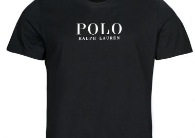ΑΝΔΡΙΚΟ T-SHIRT POLO RALPH LAUREN CREW ΚΟΝΤΟΜΑΝΙΚΟ ΜΑΥΡΟ - POLO RALPH LAUREN - 