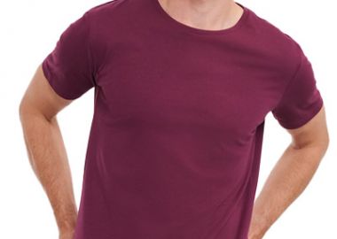 Ανδρικό T-Shirt Pure Organic R-108M-0 Russell Burgundy - Russell - 