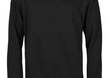 Ανδρικό T-Shirt Ribbed Interlock 5504 Tee Jays Black - Tee Jays - 