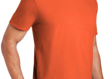 Ανδρικό T-Shirt ring spun χωρίς πλαϊνές ραφές Gildan 64000 Orange - Gildan - 