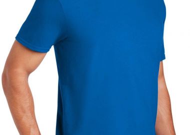 Ανδρικό T-Shirt ring spun χωρίς πλαϊνές ραφές Gildan 64000 Royal - Gildan - 