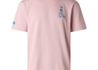 ΑΝΔΡΙΚΟ T-SHIRT THE NORTH FACE ALIEN ΚΟΝΤΟΜΑΝΙΚΟ ΡΟΖ - NORTH FACE - 