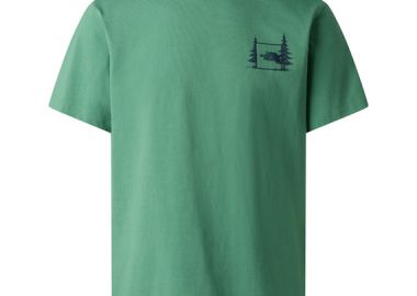 ΑΝΔΡΙΚΟ T-SHIRT THE NORTH FACE CAMPING ΚΟΝΤΟΜΑΝΙΚΟ ΠΡΑΣΙΝΟ - NORTH FACE - 