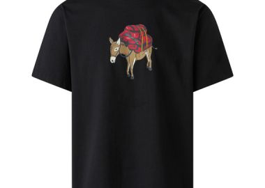 ΑΝΔΡΙΚΟ T-SHIRT THE NORTH FACE DONKEY TAXI ΚΟΝΤΟΜΑΝΙΚΟ ΜΑΥΡΟ - NORTH FACE - 