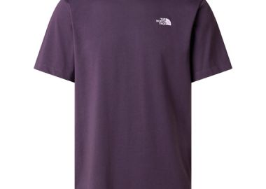 ΑΝΔΡΙΚΟ T-SHIRT THE NORTH FACE EVOLUTION SIMPLE DOME ΚΟΝΤΟΜΑΝΙΚΟ ΜΩΒ - NORTH FACE - 