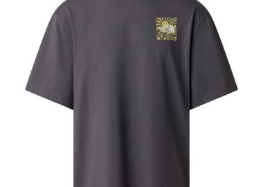 ΑΝΔΡΙΚΟ T-SHIRT THE NORTH FACE SUN OVERSIZE ΚΟΝΤΟΜΑΝΙΚΟ ΑΝΘΡΑΚΙ - NORTH FACE - 