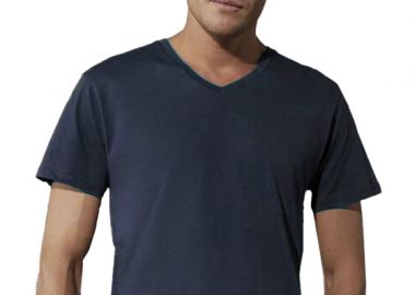 Ανδρικό T-Shirt V-Neck TM044 B & C Organic Inspire Navy - B & C - 