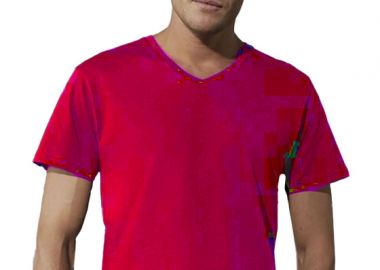 Ανδρικό T-Shirt V-Neck TM044 B & C Organic Inspire Red - B & C - 