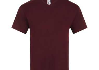 Ανδρικό T-Shirt Victory 11150 SOL'S V-Neck Oxblood - SOLS - 
