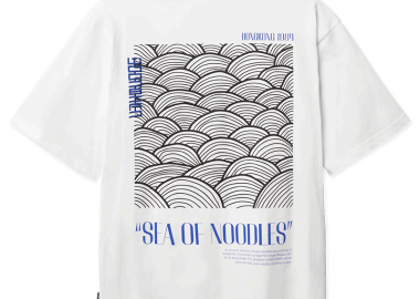 ΑΝΔΡΙΚΟ T-SHIRT WOODBIRD BAINE SEA ΜΕ ΤΥΠΩΜΑ ΛΕΥΚΟ - WOODBIRD - 