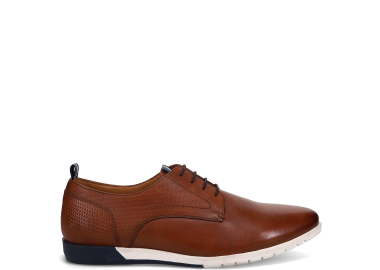 Ανδρικό ταμπά δερμάτινο παπούτσι - MIGATO - 