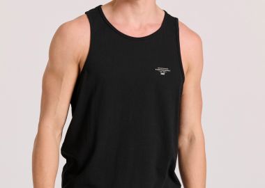 Ανδρικό tank top με logo στο στήθος - FUNKY BUDDHA - 