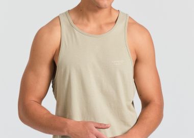 Ανδρικό tank top με logo στο στήθος - FUNKY BUDDHA - 