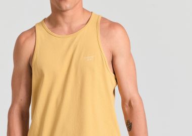 Ανδρικό tank top με logo στο στήθος - FUNKY BUDDHA - 