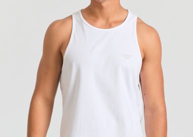 Ανδρικό tank top με logo στο στήθος - FUNKY BUDDHA - 