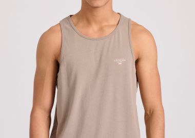 Ανδρικό tank top με logo στο στήθος - FUNKY BUDDHA - 