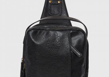 Ανδρικό τσαντάκι ώμου από οικολογικό δέρμα (PU) - FUNKY BUDDHA - 