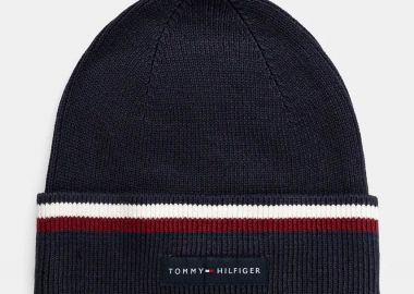 Ανδρικός Βαμβακερός Σκούφος Tommy Hilfiger AM0AM12983 DW6 Μπλε - Tommy Hilfiger - 
