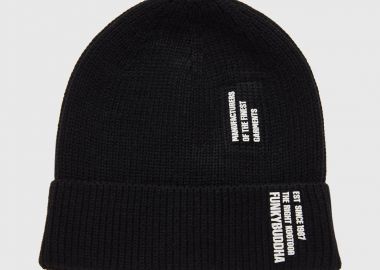 Ανδρικός σκούφος με rubber artwork - FUNKY BUDDHA - 