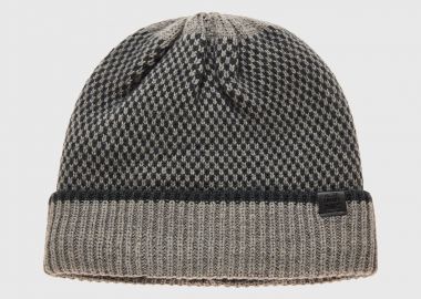 Ανδρικός σκούφος σε δίχρωμη πλέξη - FUNKY BUDDHA - 