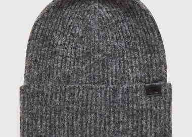 Ανδρικός σκούφος σε μελανζέ πλέξη - FUNKY BUDDHA - 