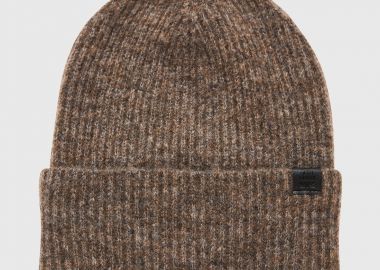 Ανδρικός σκούφος σε μελανζέ πλέξη - FUNKY BUDDHA - 