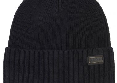ΑΝΔΡΙΚΟΣ ΣΚΟΥΦΟΣ CHESTER BEANIE HAT BARBOUR INTERNATIONAL ΜΑΥΡΟ - BARBOUR INTERNATIONAL - 