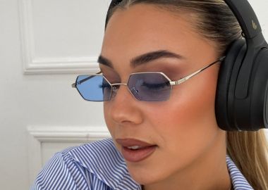 ANNAKEY BOSTON SILVER BLUE SUNGLASSES - fashionroom - 