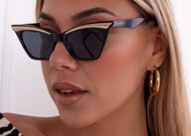 ANNAKEY DAFNE BLACK SUNGLASSES - sense-shop - 