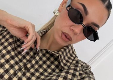 ANNAKEY DOTTY BLACK SUNGLASSES - sense-shop - 