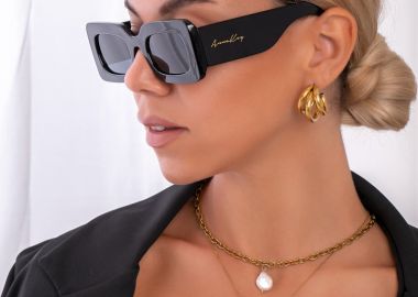 ANNAKEY ECLIPSE BLACK SUNGLASSES - fashionroom - 