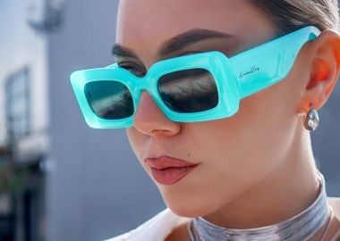 ANNAKEY ECLIPSE TURQUOISE SUNGLASSES - sense-shop - 
