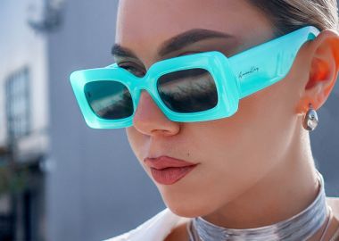 ANNAKEY ECLIPSE TURQUOISE SUNGLASSES - fashionroom - 