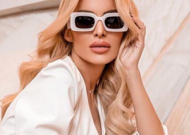 ANNAKEY ECLIPSE WHITE SUNGLASSES - sense-shop - 
