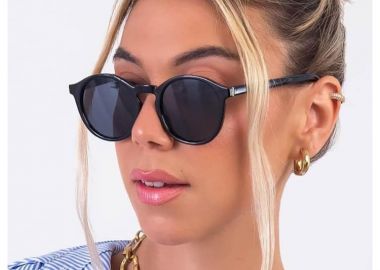 ANNAKEY HARRIET BLACK SUNGLASSES - sense-shop - 