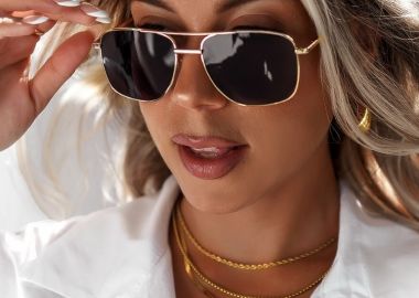 ANNAKEY JOE BLACK UNISEX SUNGLASSES - fashionroom - 