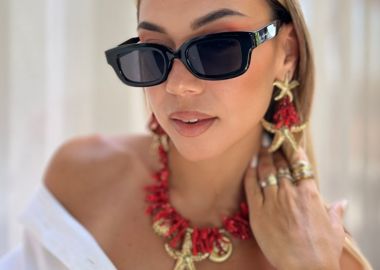 ANNAKEY KOKO BLACK SUNGLASSES - sense-shop - 