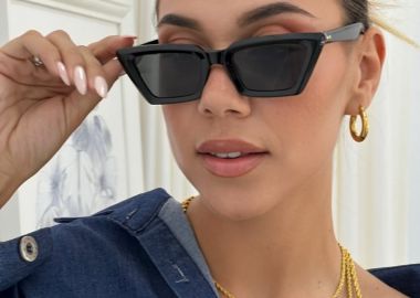 ANNAKEY LOTTIE BLACK SUNGLASSES - sense-shop - 