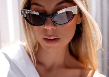 ANNAKEY MARILYN BLACK STRASS SUNGLASSES - sense-shop - 