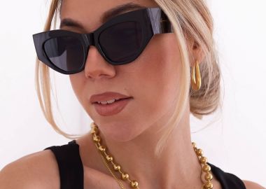 ANNAKEY MONIKA BLACK SUNGLASSES - sense-shop - 