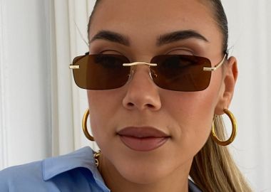 ANNAKEY OASIS GOLD BROWN SUNGLASSES - sense-shop - 