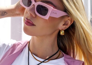 ANNAKEY PALM PINK SUNGLASSES - fashionroom - 