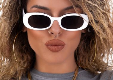 ANNAKEY PALMIRA WHITE SUNGLASSES - sense-shop - 