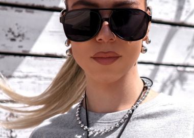 ANNAKEY TORI BLACK SUNGLASSES - sense-shop - 