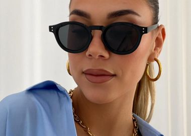 ANNAKEY VENICE BLACK SUNGLASSES - fashionroom - 