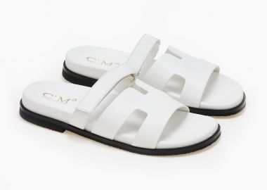 Ανοιχτά σανδάλια flatform - Λευκό - Issue - 