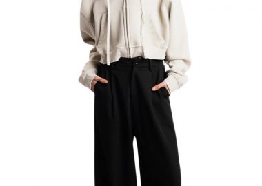 ANOTHER COTTON LAB Always Late Γυναικεία Ζακέτα Crop - Λευκό-PD00008708-WHITE - Another Cotton Lab - 